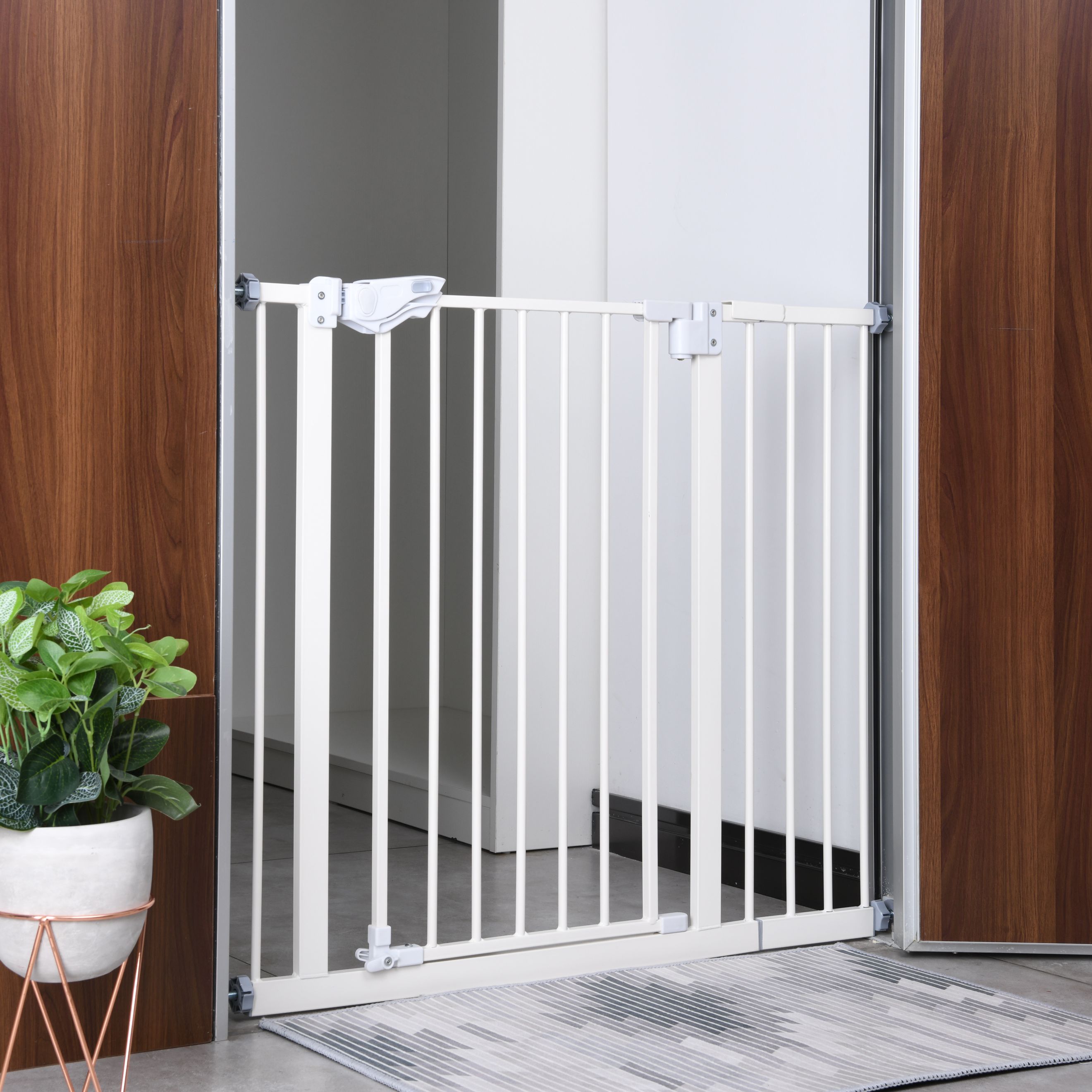 Extendable Safety Gate White Freestanding Pet Gate Australia