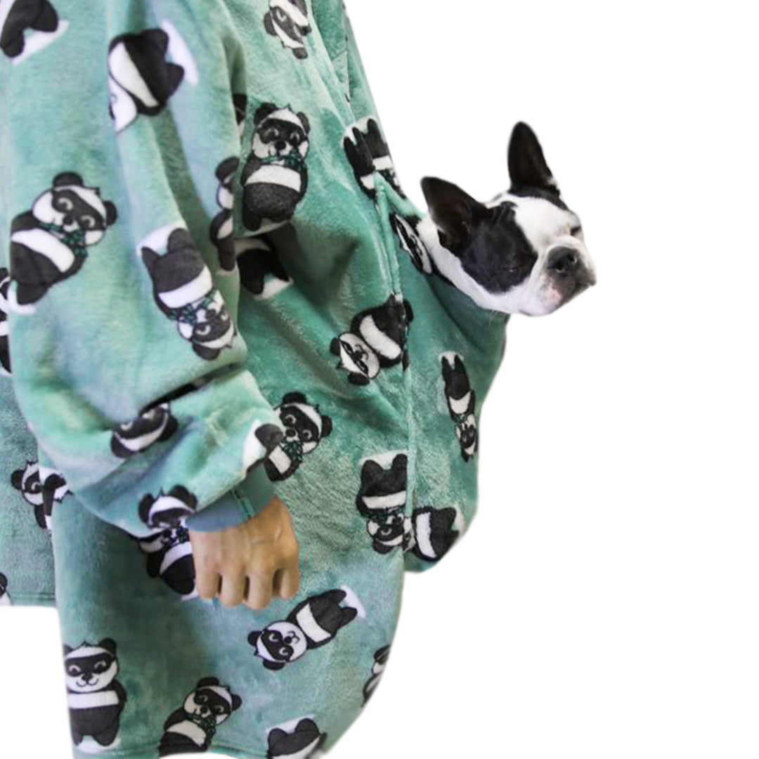 Cuddle Pocket Giant Hoodie - Pand-UH! Sage UGGO WEAR