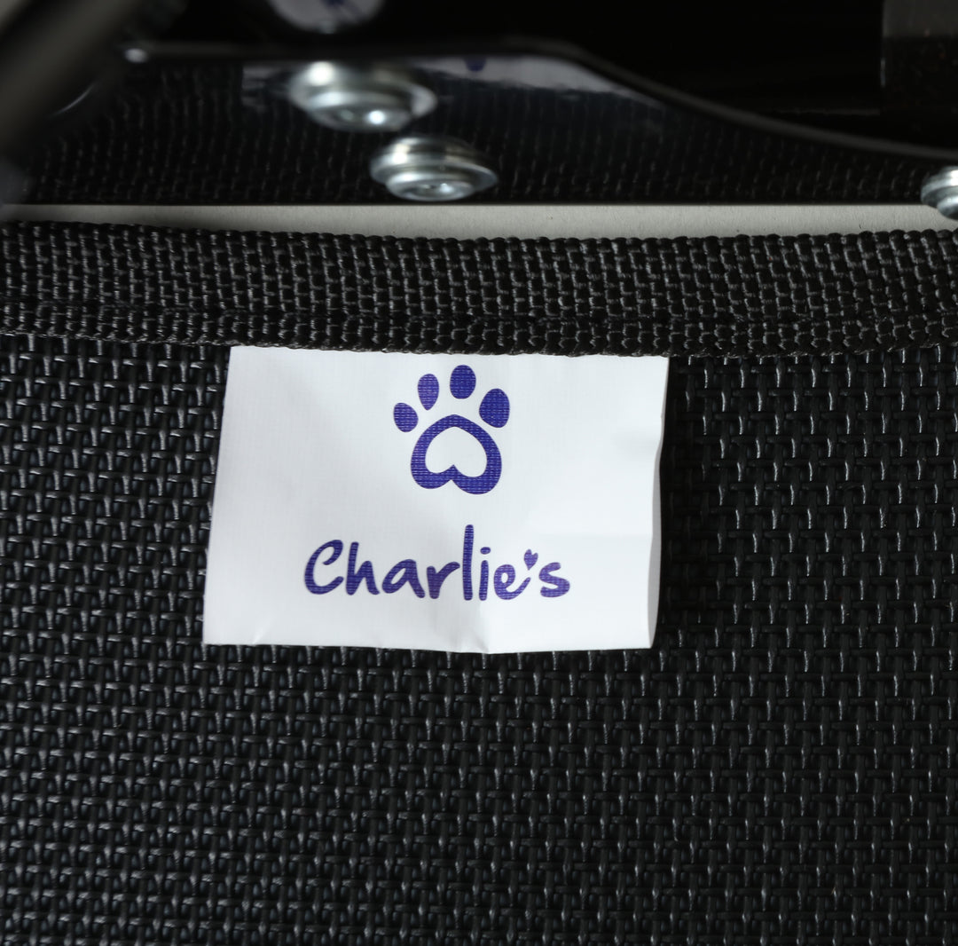 Adventure Foldable Travel Pet Cot Black Charlie's Pet Products
