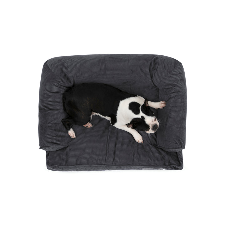 Ripley Corduroy Pet Sofa Bed - Charcoal Charlie's Pet Products