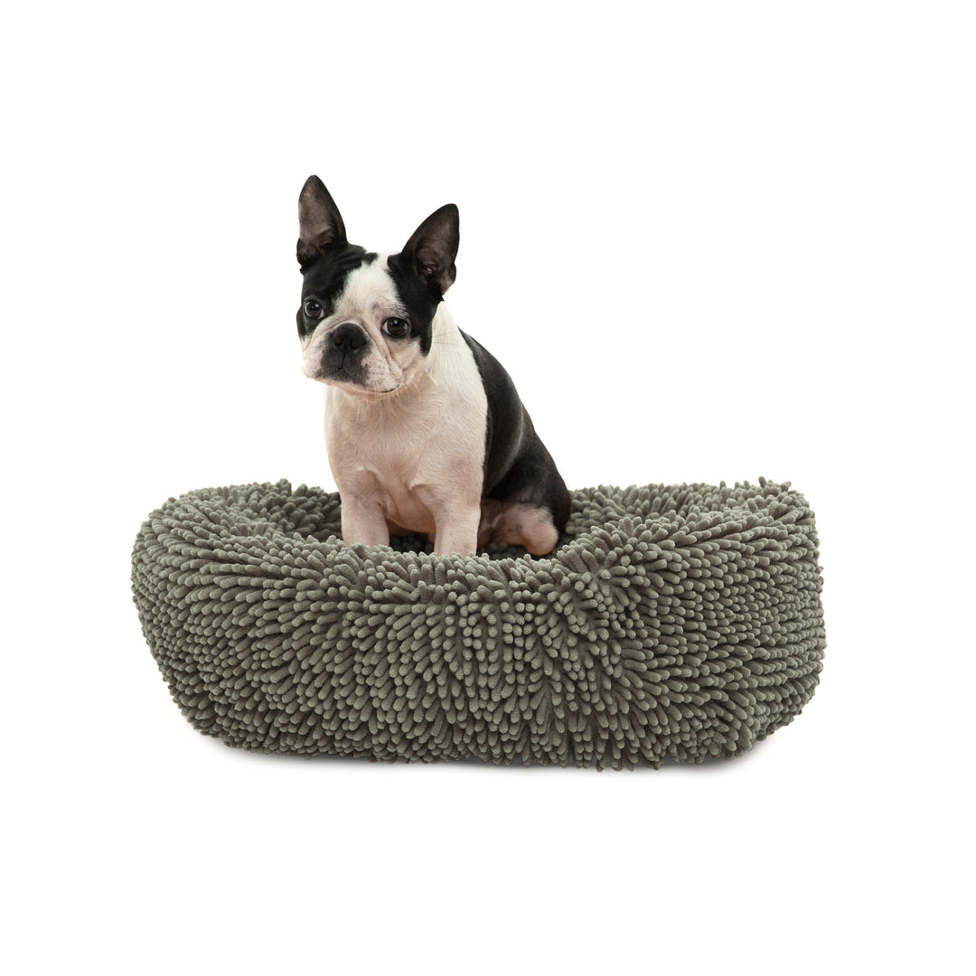 Calming Bobble Chenille Round Donut Pet Bed - Grey – Charlie's Pet