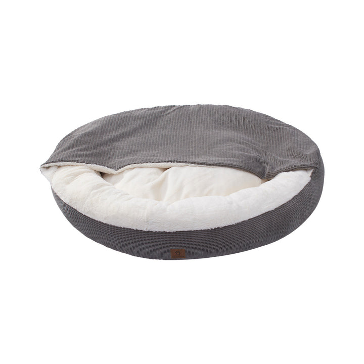 Snookie Hooded Pet Bed in Corncob Charlie's Pet Products