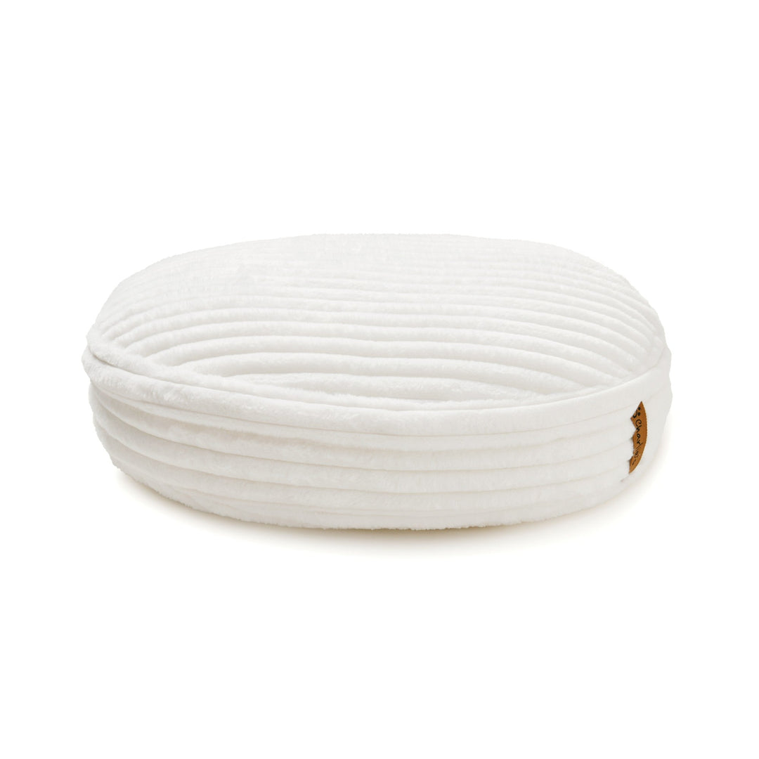 Cloud Crushed Foam Dog Bed Cream Charlie's Pet Products