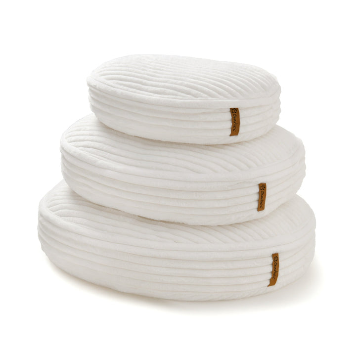 Cloud Crushed Foam Dog Bed Cream Charlie's Pet Products