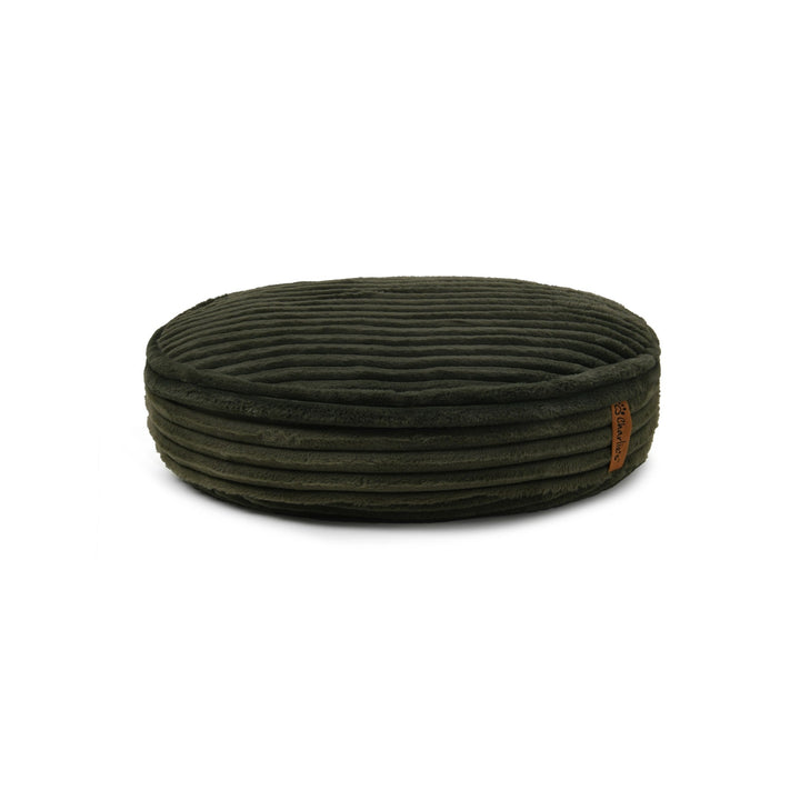 Cloud Crushed Foam Dog Bed Olive Charlie's Pet Products