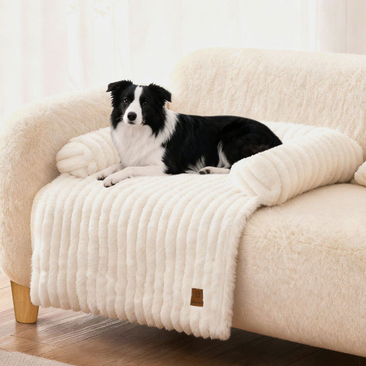 Cloud Bolster Sofa Protector Dog Bed Cream Charlie's Pet Products