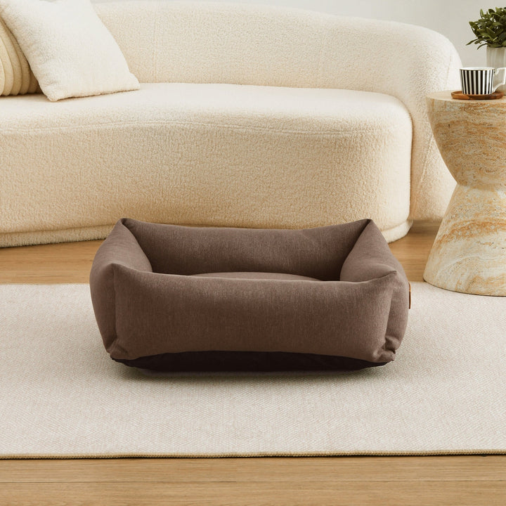 Brooksy Woven Dog Bed Chocolate Charlie's Pet Products