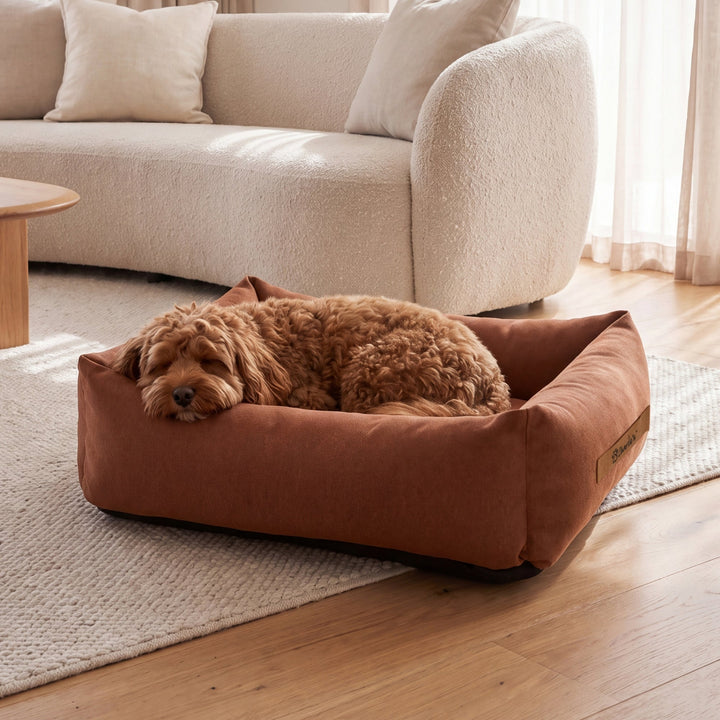 Brooksy Woven Dog Bed Rust Charlie's Pet Products