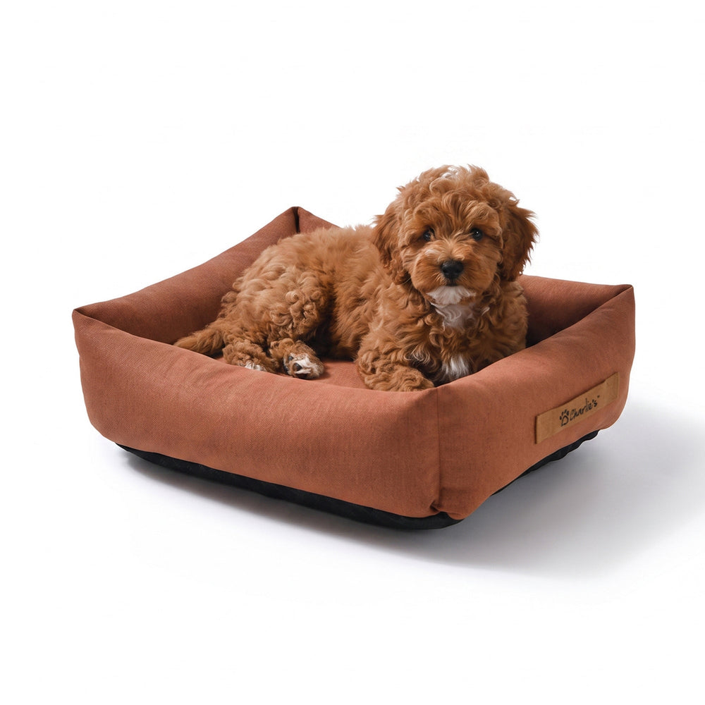 Brooksy Woven Dog Bed Rust Charlie's Pet Products