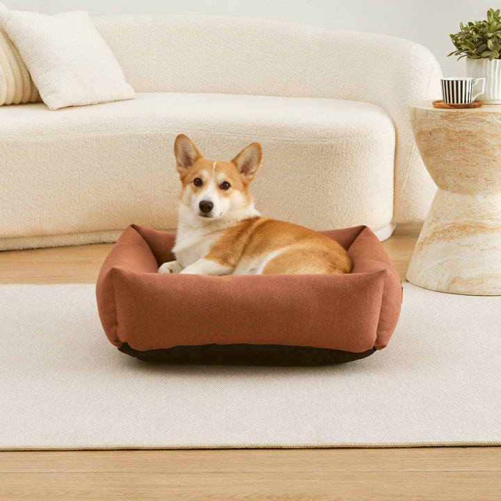 Brooksy Woven Dog Bed Rust Charlie's Pet Products