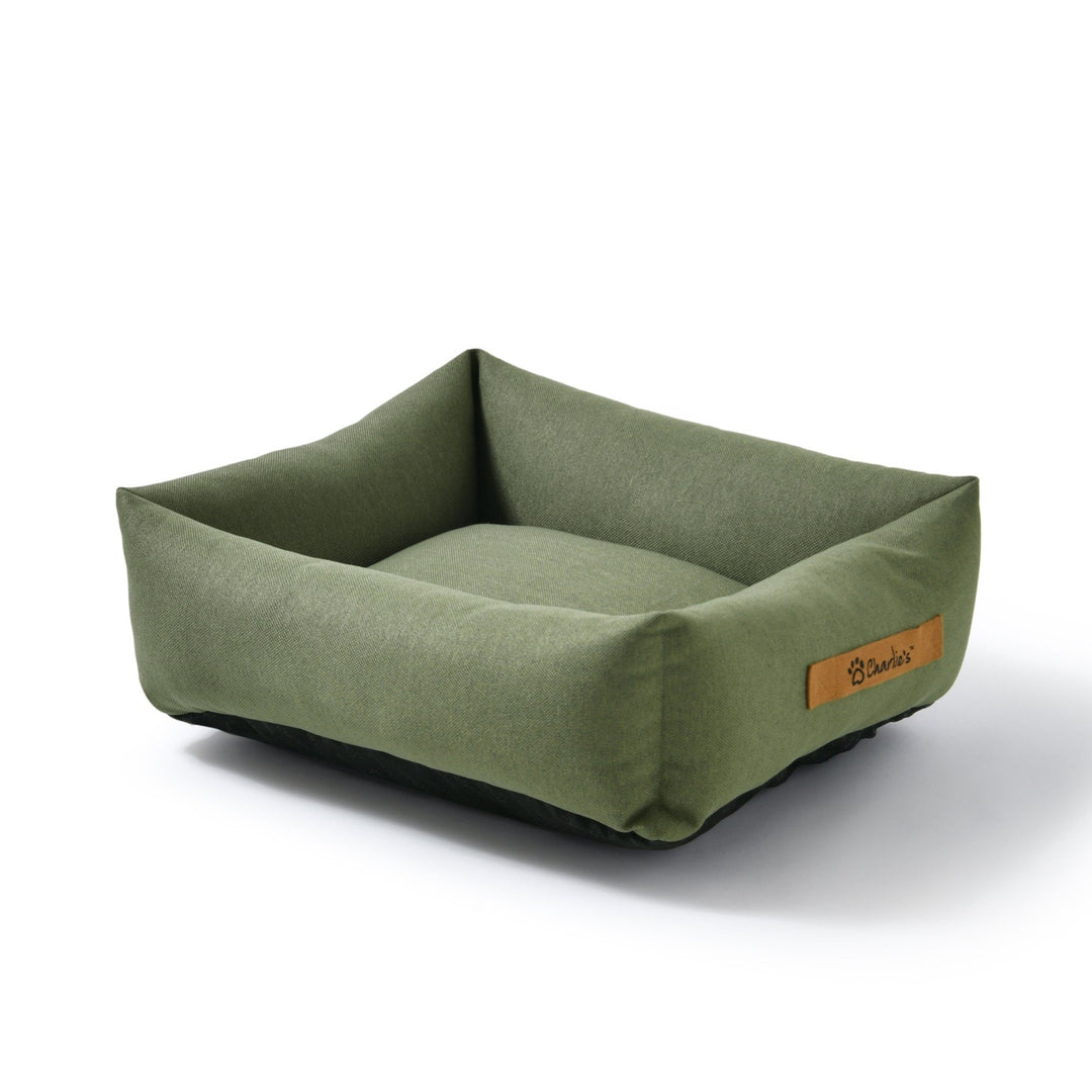 Brooksy Woven Dog Bed Olive Charlie's Pet Products