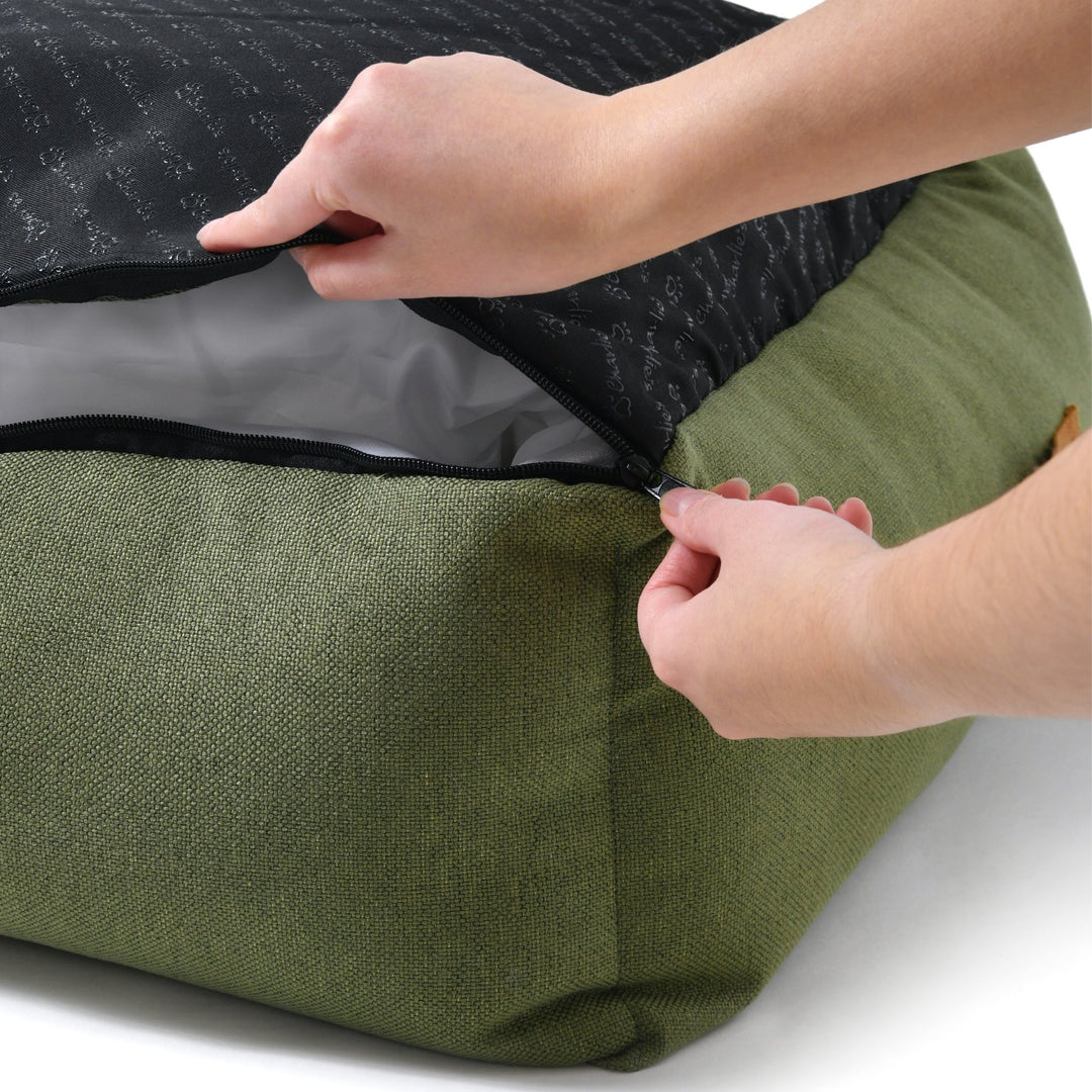 Brooksy Woven Dog Bed Olive Charlie's Pet Products