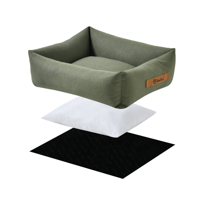 Brooksy Woven Dog Bed Olive Charlie's Pet Products