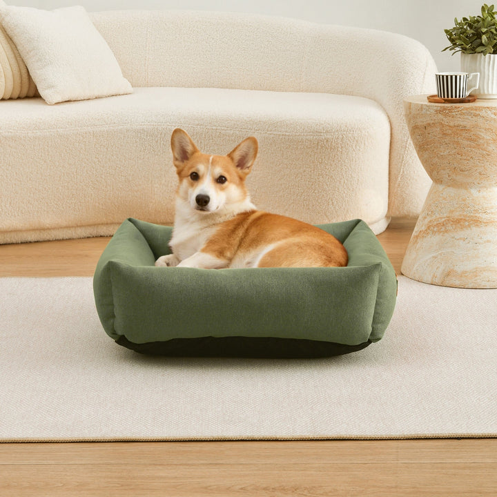 Brooksy Woven Dog Bed Olive Charlie's Pet Products