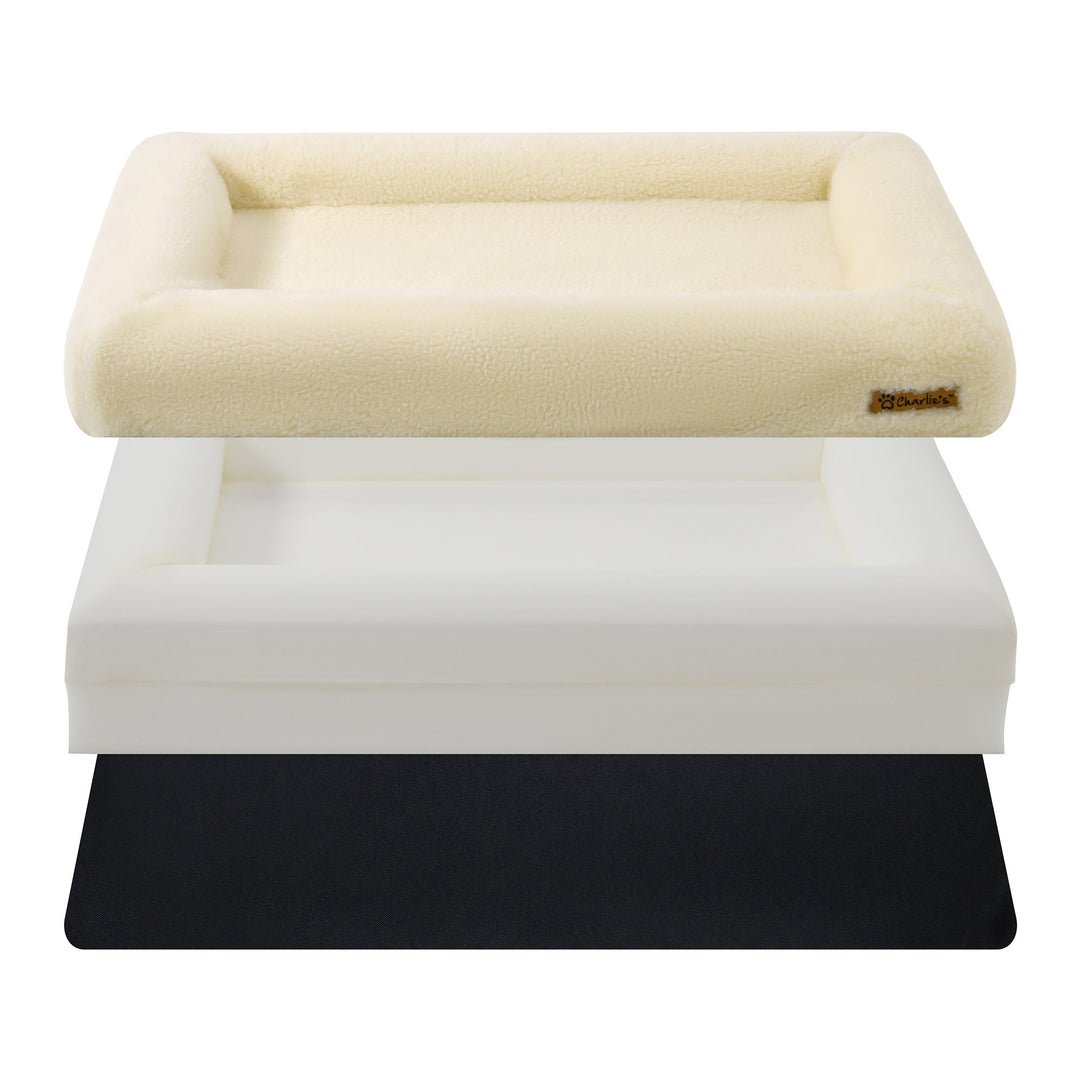 Dolly Australian Wool Orthopedic Dog Bed Charlie's Pet Products