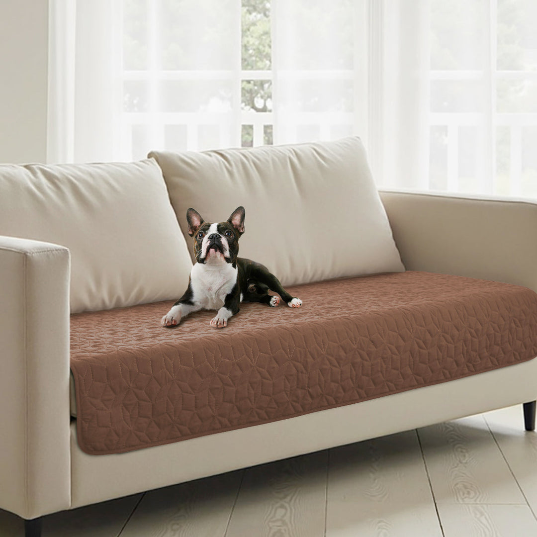 Sofur Waterproof Dog 2-Seater Couch Cover Protector 76x178cm Espresso Charlie's Pet Products