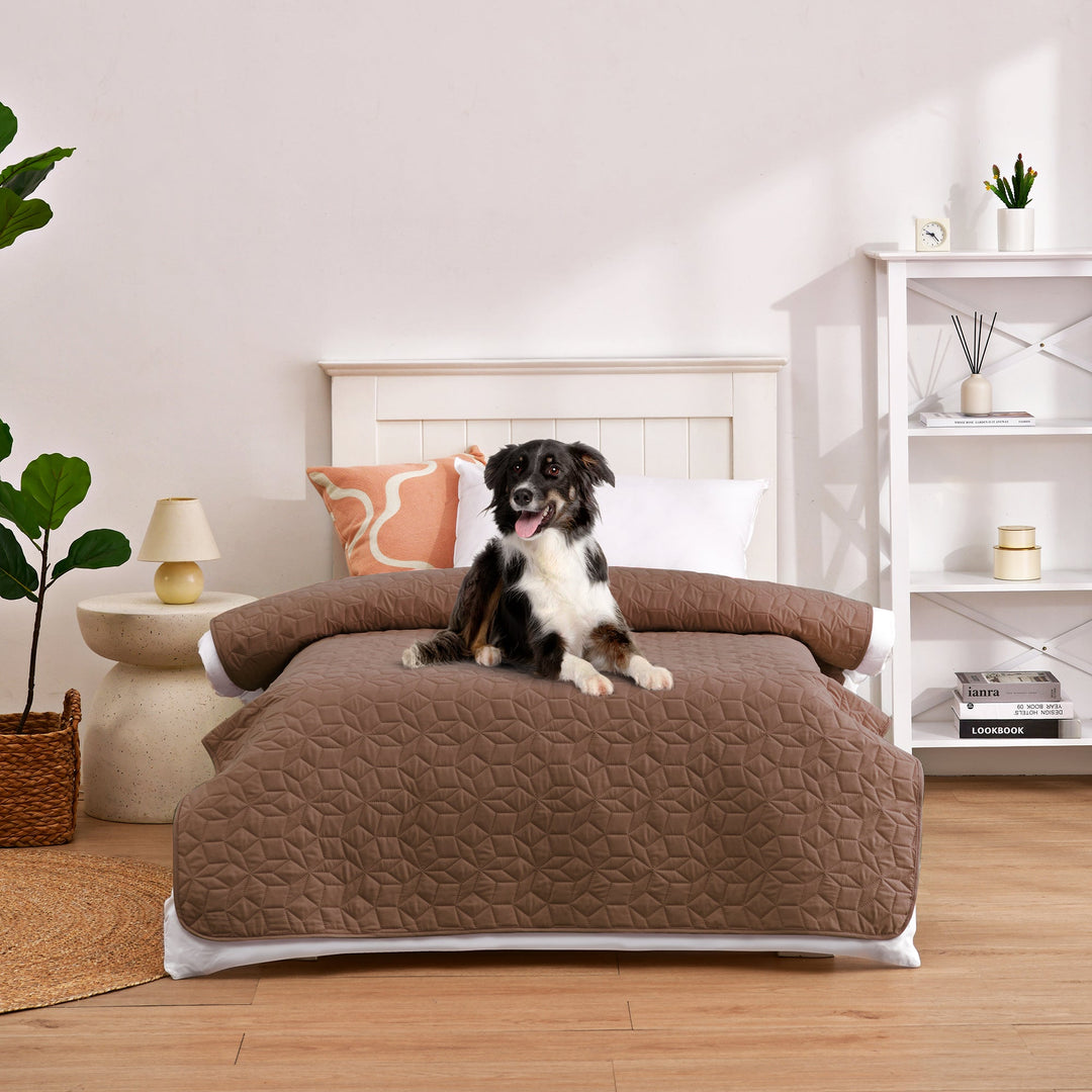 Sofur Waterproof Dog Bed Cover Protector Espresso Charlie's Pet Products