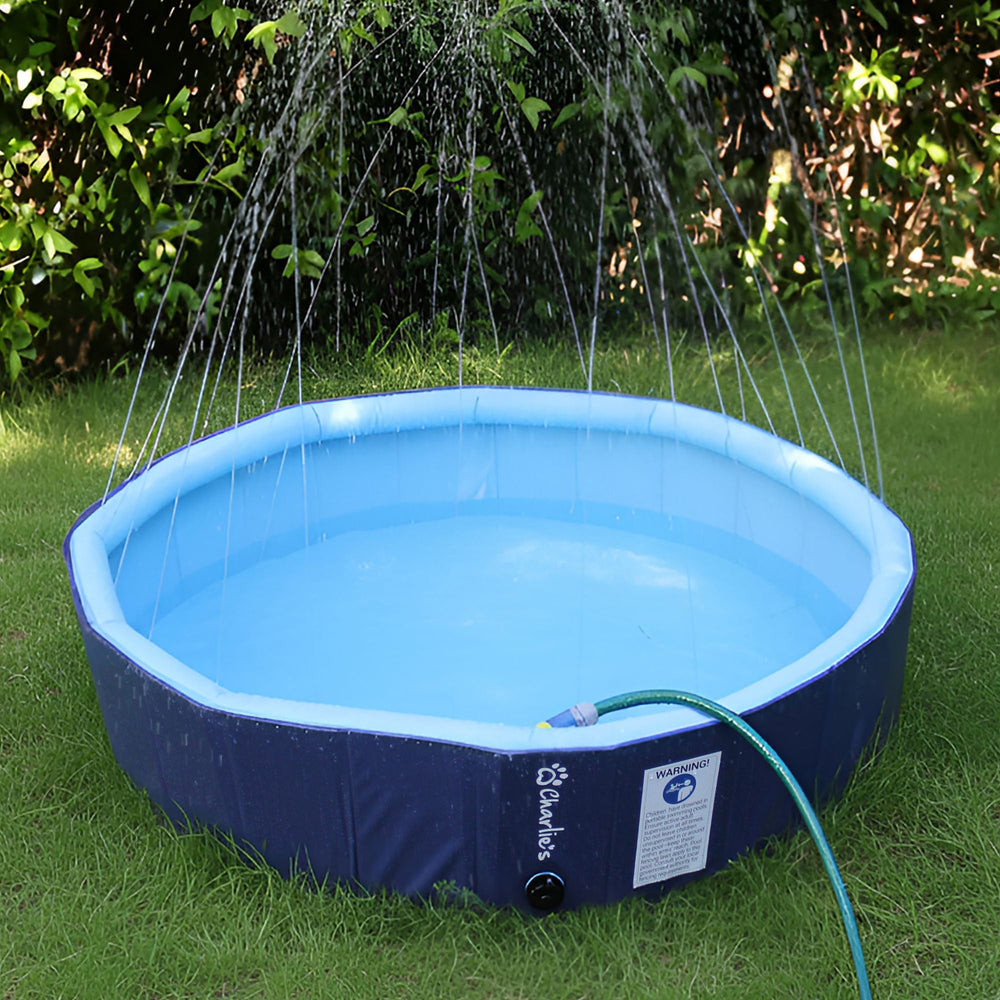 Splash Society Sprinkler Dog Pool Charlie's Pet Products