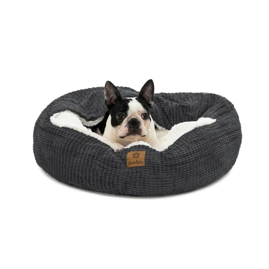 Cushioned Hooded Nest Dog Bed Australia Charlie's Pet