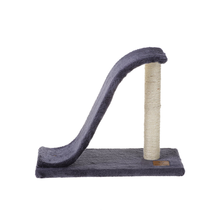 Slidey Cat Tree Scratcher with Sisal and Carpet  - Grey Charlie's Pet Products