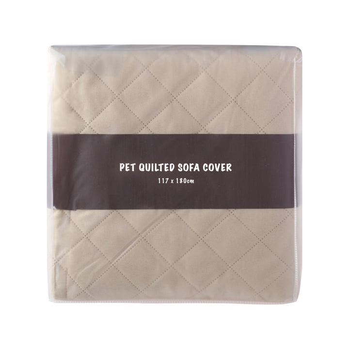Cosy Quilted Sofa Protector Cover for Loveseat - Oat Charlie's Pet Products