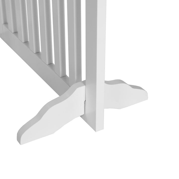 Freestanding Pet Gate - White Charlie's Pet Products
