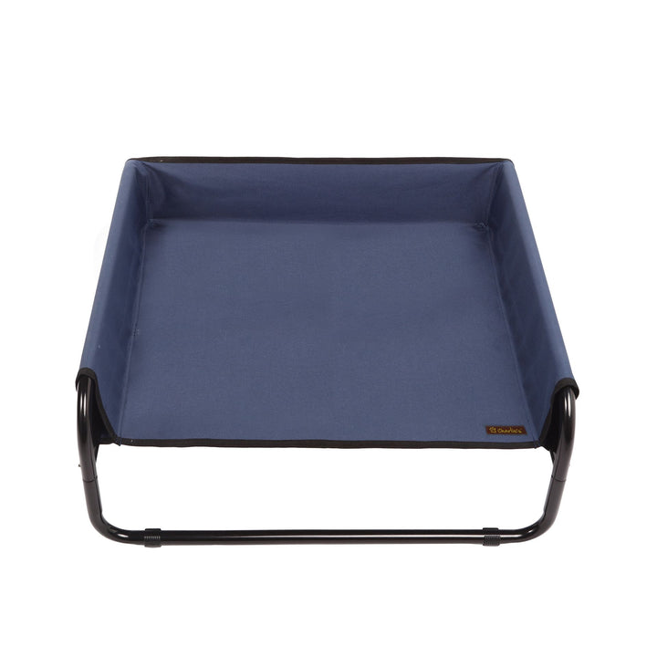 High Walled Outdoor Trampoline Pet Bed Cot - Blue Charlie's Pet Products