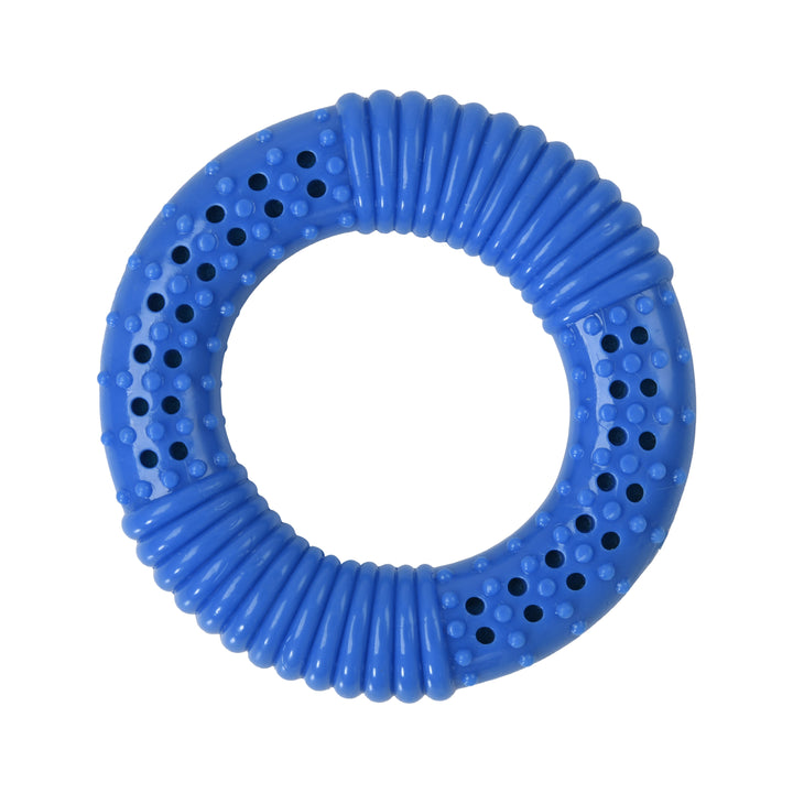 Thirst-Quencher Donut Toy Blue 10.5cm Charlie's Pet Products