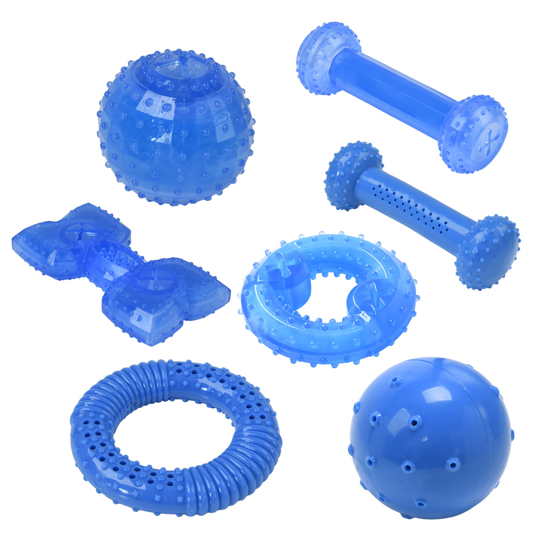 Cool Blue Summer Toys 7pc set Charlie's Pet Products